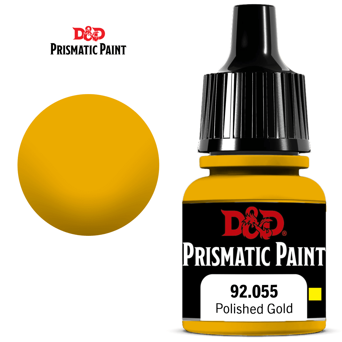 DND Polished Gold Metallic Prismatic Paint 8ml image 0